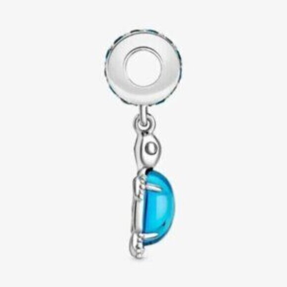 Pandora Murano Glass Sea Turtle Dangle Charm - Picture 3 of 5
